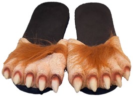 WERE WOLF MONSTER FEET LARGE SIZE dressup halloween costume big shoes fo... - £7.57 GBP