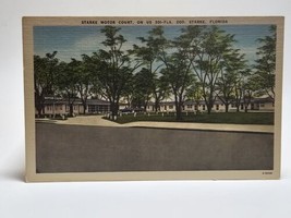 1940&#39;s Starke Motor Court Rt 301 Florida Motel George Bunch Guy Andrews Postcard - £22.40 GBP