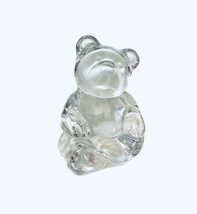 Princess House 24% Lead Crystal Bear Figurine Clear Glass - $12.75