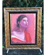 ORIGINAL Vintage MODERN IMPRESSIONIST OIL on CANVAS Mid Century Framed P... - $11,274.92 MXN