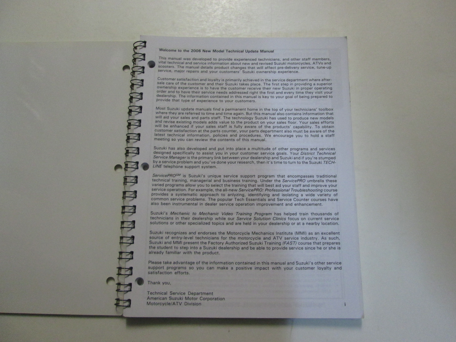 2006 Suzuki New Model Technical Update Seminar Manual FACTORY OEM BOOK 06 DEAL Item image 2