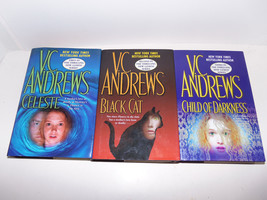 VC Andrews 3 Book Series GEMINI Celeste Black Cat Child Darkness HARD CO... - £31.61 GBP