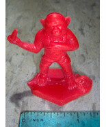 Chee Chee Monkey Dr Dolittle Premium RED Plastic 1967 Mattel Shake a Pud... - $177.44 CAD