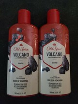 2 Old Spice Shampoo for Men, Charcoal Build-Up Removing, Volcano, 12oz - £19.30 GBP