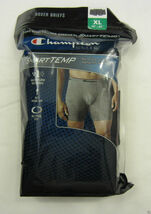 3, 5, OR 6 CHAMPION ELITE BLUE GRAY BLACK BOXER BRIEFS UNDERWEAR - S M L... - $22.97+
