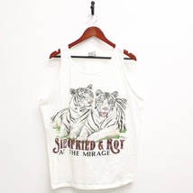 Vintage Siegfried and Roy at the Mirage Las Vegas Tank Top XL - £44.85 GBP