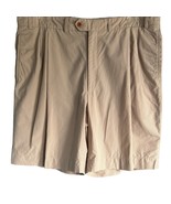 Jeff Rose Golf Shorts Men’s Size 40 Inseam 9” Pleated Beige Gingham Check ￼ - $306.86 MXN