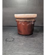 Vintage McCoy 1 Quart Brown Drip Glaze Casserole Crock 7014 Pottery - $225.80 MXN