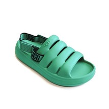 UGG Sport Yea Slide Shower Beach Sandal Mens Size 9 Emerald Green Black 1132150 - £27.39 GBP