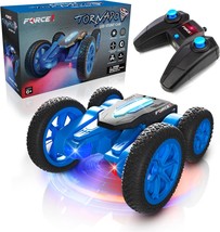 Tornado LED Remote Control Car for Kids Double Sided Fast RC Car 4WD Off Road St - £36.60 GBP