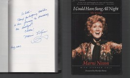 I Could Have Sung All Night : My Story SIGNED Marni Nixon / Hardcover - £61.01 GBP