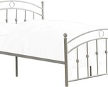 Full-Size White Tiana Metal Platform Bed By Homelegance. - $186.95