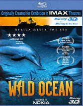 Wild Oc EAN Africa Meets The Sea Blu Ray 3D + Blu Ray Version New! Imax! Sharks - £11.86 GBP