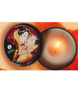 Shunga Erotic Art Mini Massage OilCandle Tin- Sparkling Strawberry Wine ... - $0.00 CAD
