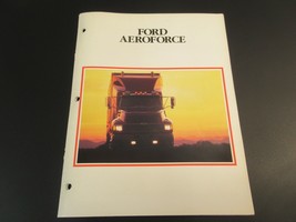 Ford Aeroforce Semi Truck Brochure Sales 1991 Tractor Trailer Haulers Vtg - £15.12 GBP