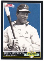 M) 1991 Score Baseball Trading Card - Rickey Henderson #857 - The Franchise - £1.47 GBP