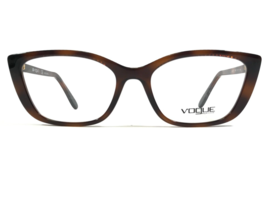 Vogue Eyeglasses Frames VO5217 2386 Brown Tortoise Cat Eye Full Rim 53-17-140 - £42.93 GBP