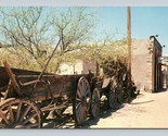 Old Mining Ore Wagon Tombstone Arizona AZ UNP Chrome Postcard Q12 - $2.92