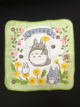 Original Studio My Neighbor Totoro Handkerchief, 100% Cotton Napkin, Mad... - $26.00
