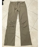 Prana Pants Womens Size 4 Olive Halle Straight Leg Stretch Roll Up Draws... - $44.20 CAD