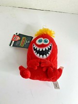 New U-neeks Dayspring Plush Wally Red Stuffed Animal Toy 7 in Tall 72436  - $9.90