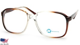 NEW MODERN OPTICAL TORNADO BROWN GRADIENT EYEGLASSES GLASSES FRAME 56-18... - $29.39