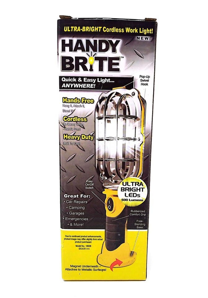 Handy Bright  As Seen On TV  LED  Cordless Work Light - $8.97