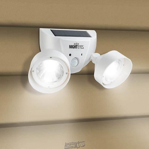 Primary image for Ideaworks-Night Eyes Solar Security Light/Alarm White 70-Decibel Siren