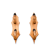 Taxidermy Deer Hoof Foot Feet Double Gun Rack on Oak Plaques Gunrack - $89.10