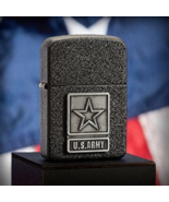 Rare Retired Army Pewter Emblem Zippo Lighter - €28,83 EUR