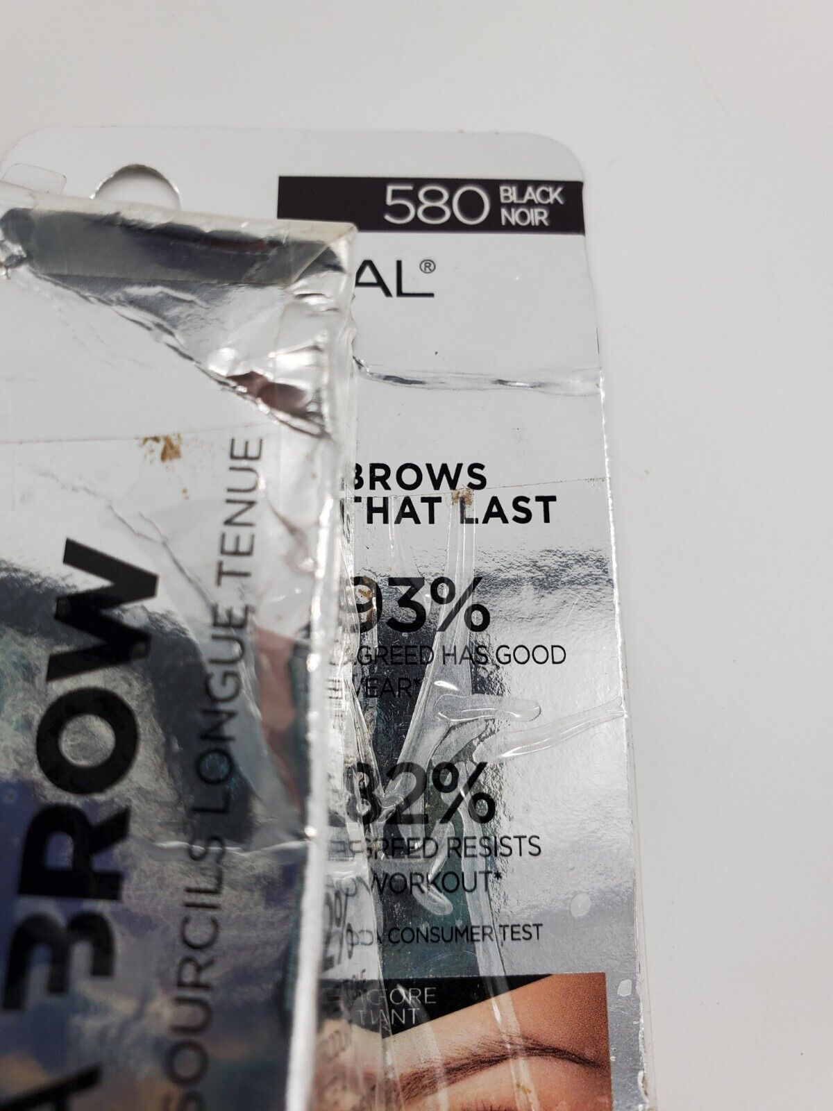 L'Oreal Unbelieva Brow Tinted Waterproof Brow Gel 580  Black  - $9.99