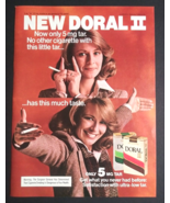 1979 Doral II Cigarette Tobacco Woman Vintage Magazine Cut Print Ad - £6.34 GBP