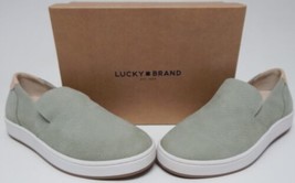 Lucky Brand Hadie Sz 11 M EU 43 Women&#39;s Leather Sneakers Slip-On Shoes S... - $36.62