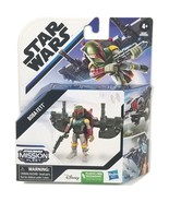 Star Wars Mission Fleet Boba Fett Action Figures Mandalorian Trooper Toy... - £7.88 GBP