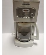 Cuisinart DCC-1100 Coffee Maker - White USED, Please See Picture.  - $14.85