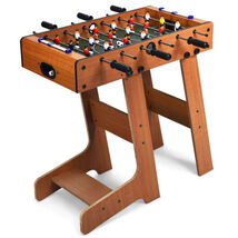 Space Saving Table Football with Durable Handle and 2 Footballs - $92.01