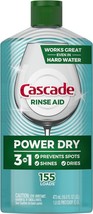 Cascade Power Dry Dishwasher Rinse Aid,16 Fl Oz 1 Count - £10.78 GBP