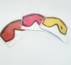 3Ct Arnette Series 2 Goggle Lens  Replacements -Yellow, Orange,&amp; Rose/Re... - £15.71 GBP