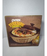 New Open Box Vintage Pyrex Fireside Naturals 6230-F 1.5 Quart Bowl Basket - $362.01 MXN