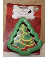 Cookie Cutter Wilton Soft Comfort Grip Christmas Tree 5&quot; x 4&quot; x 1&quot; Deep ... - €4,11 EUR