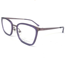 Prodesign Denmark Eyeglasses Frames 3184 c.3522 Clear Purple Square 50-1... - $121.18