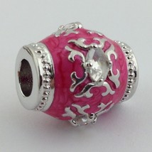 Lauren G Adams &amp;Enamel Vintage Deising W/ CZ Charm Bead, Fits All Brands - $445.62 MXN