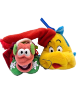 Vintage Christmas Ornaments Little Mermaid Sebastian Flounder McDonalds Lot - $25.31 CAD