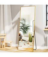 64&quot;x21&quot; Full Length Mirror Rectangle Body Dressing Floor Standing Mirror... - £78.09 GBP