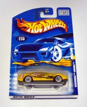 Hot Wheels Oldsmobile Aurora #230 Yellow Die-Cast Car 2001 - $2.96
