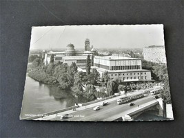 Munchen, Look at German Museum and The Isar River, Bavaria, Germany-1966 (RPPC). - £5.88 GBP