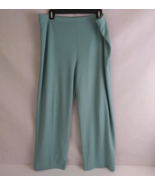 Vintage Graff Petite Women&#39;s Green Wide Leg Dress Pants Size 16P - $21.44 CAD