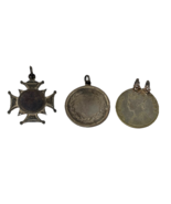 Antique Pendants Made From Silver Indian Rupee 1862, Others - $64.95 CAD