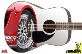 Guitar Skin Axe Wrap Re-skin Vinyl Decal DIY Righty Acoustic  Speed Demo... - $47.47