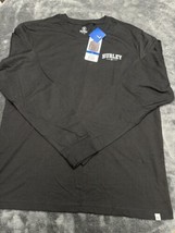 NWT Hurley Men’s Long Sleeve Black Sz Large Classic Logo Shirt - £17.50 GBP